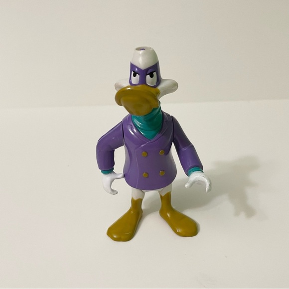 Vintage 1991 Darkwing Duck 4” Figure Disney Ducktales Playmates No Hat - Picture 1 of 16